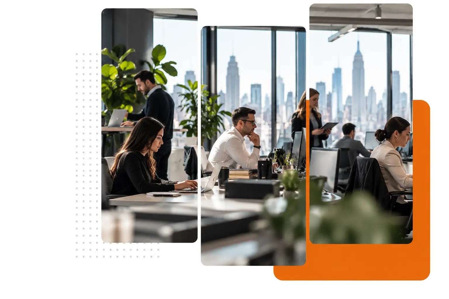 Modern Office Team at Work