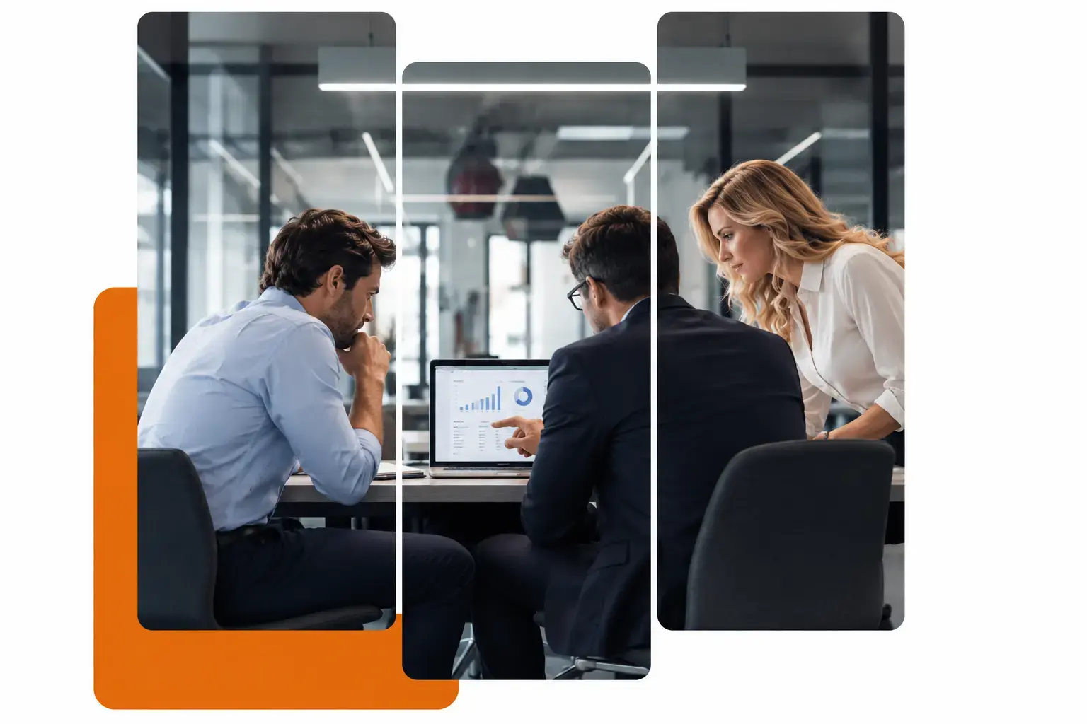 Three-Panel Corporate Collaboration